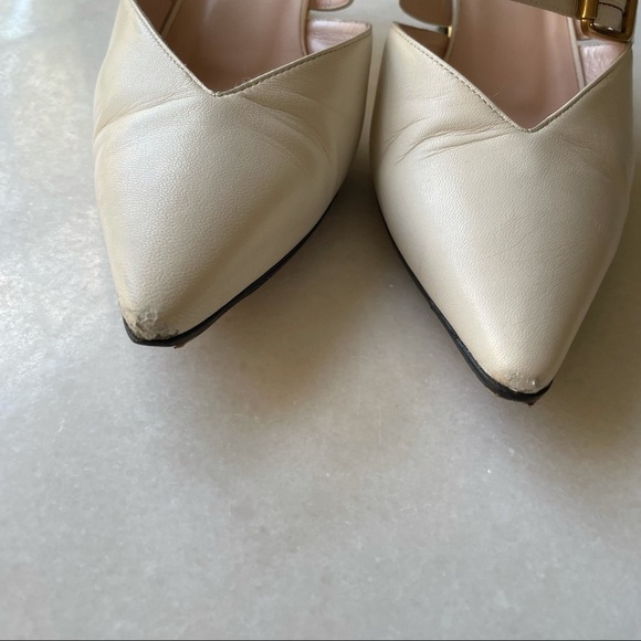 GUCCI Sylvie Web Bamboo Mules - Picture 6 of 11